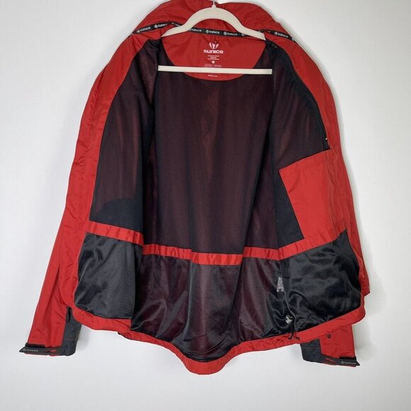 Sunice Golf Windbreaker Rain Jacket Men’s Size Large Red - Picture 2 of 12